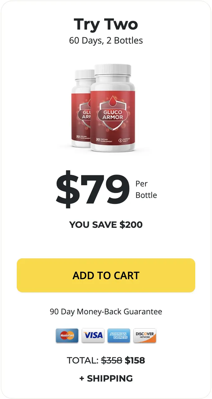 Buy Gluco Armor 1 bottle — 30 day supply blood sugar support